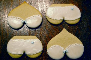 Bums and Bras Cookies